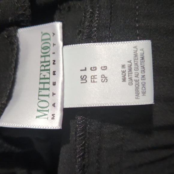 Motherhood Maternity black dress pants size large - Picture 2 of 4